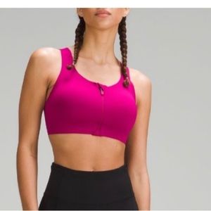 COPY - LULULEMON ENLITE FRONT-ZIP BRA HIGH SUPPORT  34C